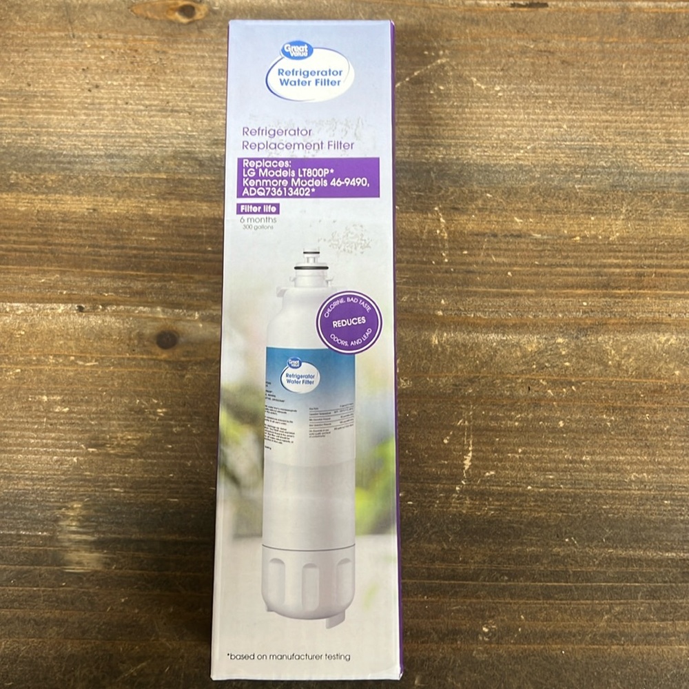 Great Value Replacement‎ Water Filter LG Models LT800P 6 months 300gallons